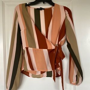 Forever 21 wrap blouse
